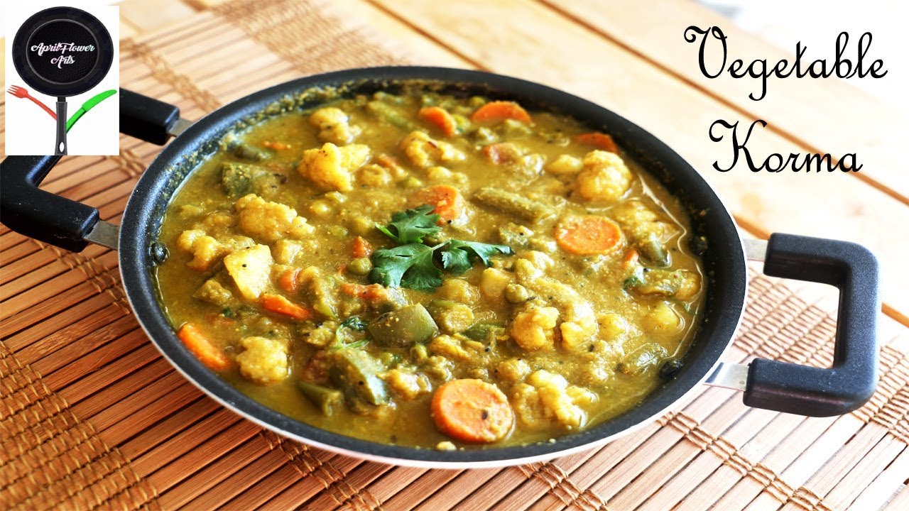 Vegetable Korma/Kurma| Vegan Recipe| South Indian Style