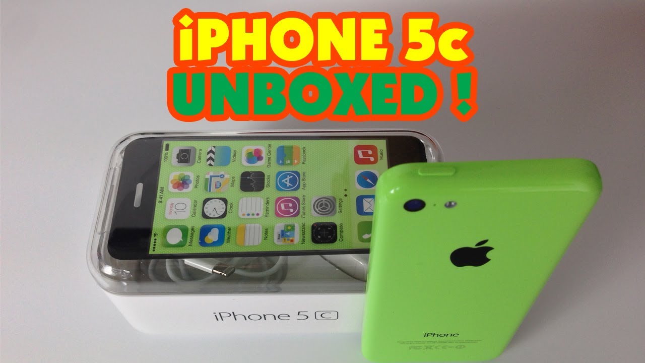 Apple iPhone 5c Unboxing & First Look