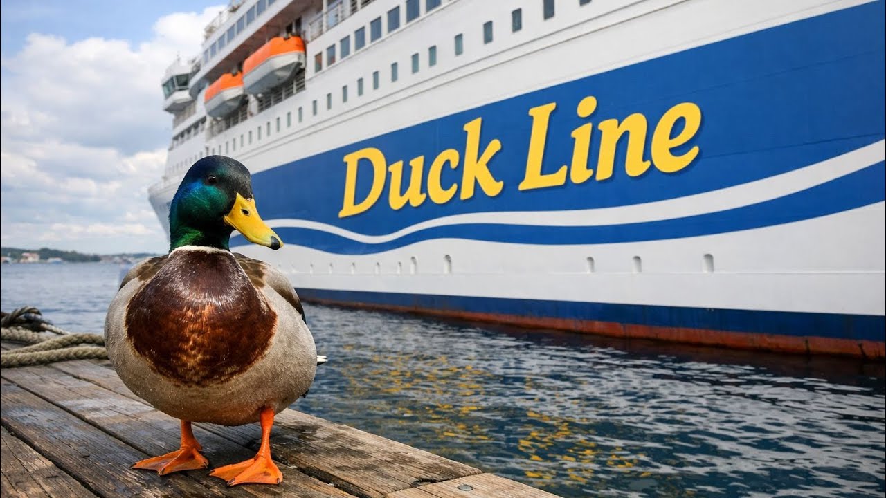 Duck in Viking Glory