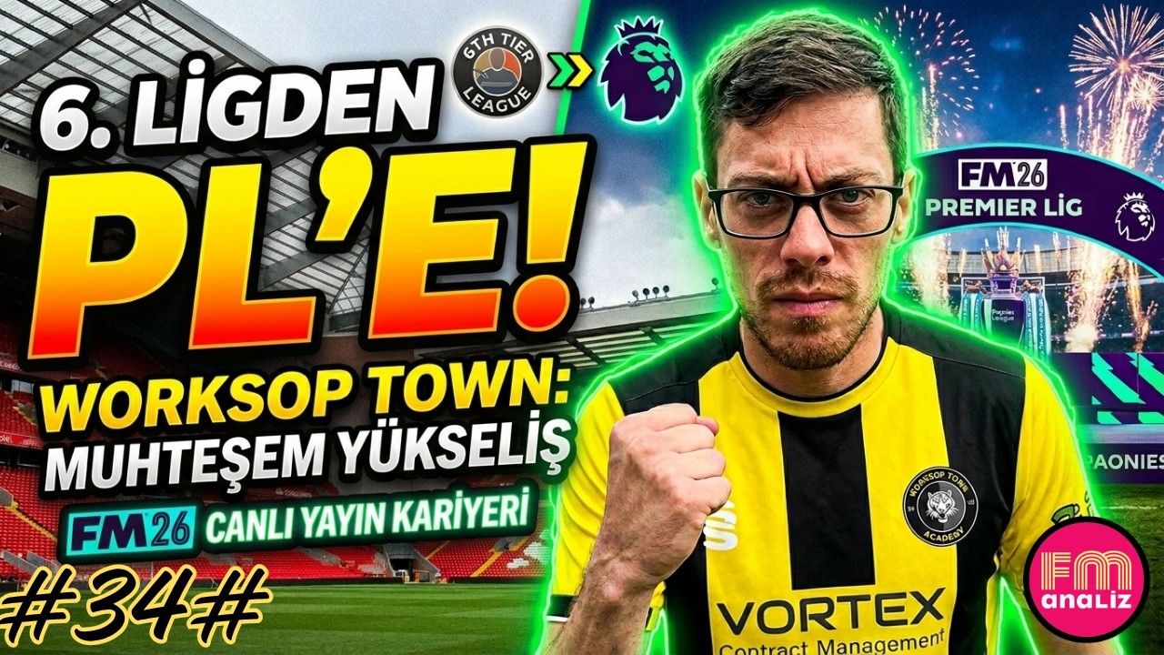 FM26 – İngiltere 6. Liginden Premier Lig Hayali! | Sıfırdan Zirveye Kariyer #34#