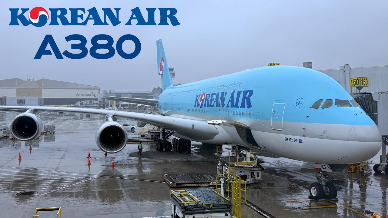 🇺🇸 Los Angeles LAX  to  Seoul ICN 🇰🇷  Korean Air Airbus A380 !  [FULL FLIGHT REPORT]  Polar route