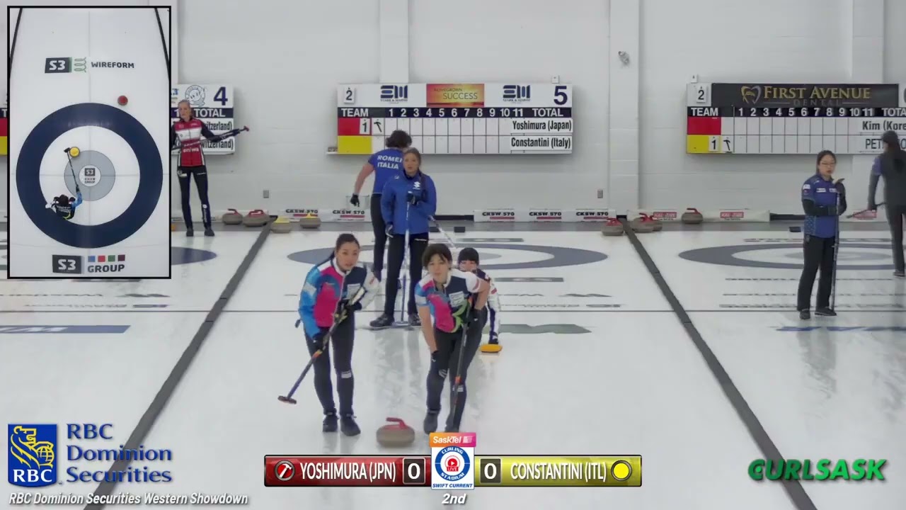 Sayaka Yoshimura vs  Stefania Constantini   Draw 10   RBC Dominion Securities Western Showdown XCM