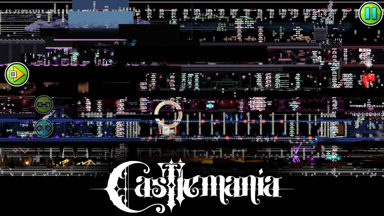 What CastleMania looks like in GD editor | Geometry Dash 2.11