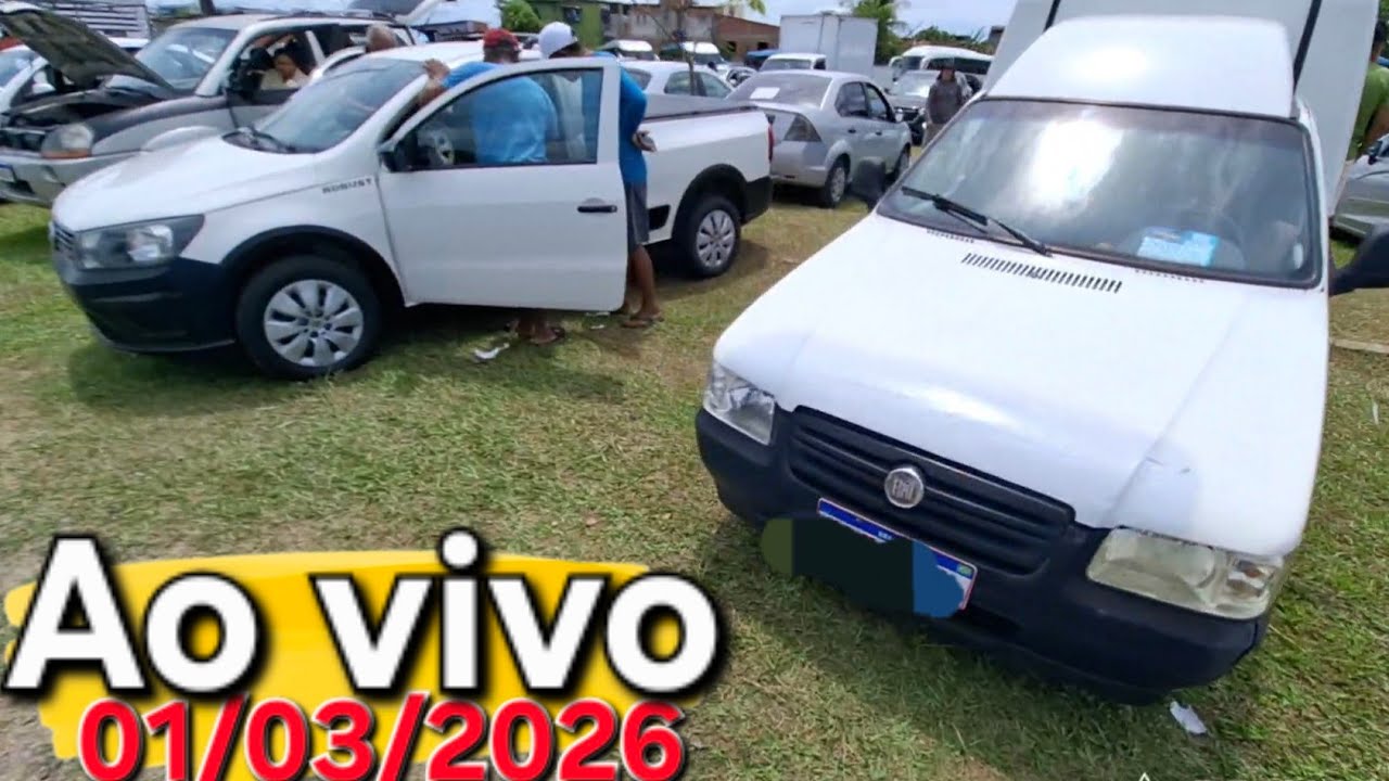Ao vivo na feira do Automóvel de salvador-Ba 01/03/2026