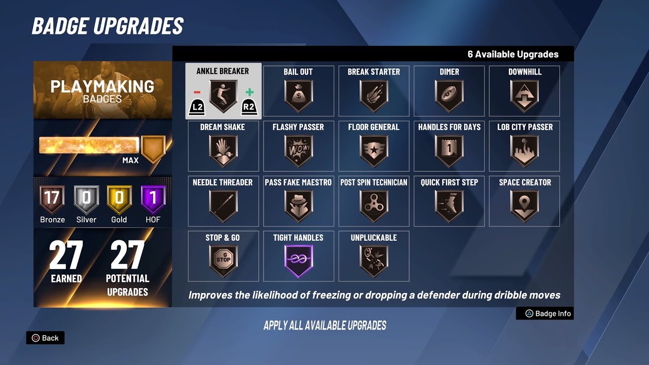 POORBOYSINS PLAYMAKING BADGE SETUP! THE BEST PLAYMAKING BADGES IN NBA2K20! BECOME A BETTER PLAYMAKER
