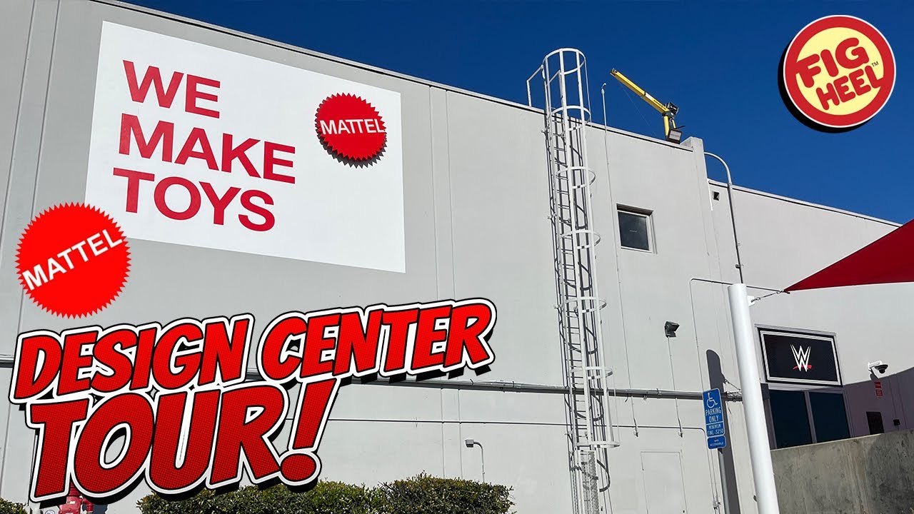 TOUR of The WWE Mattel Design Center - See Step-By-Step How The Action Figures Are Made!