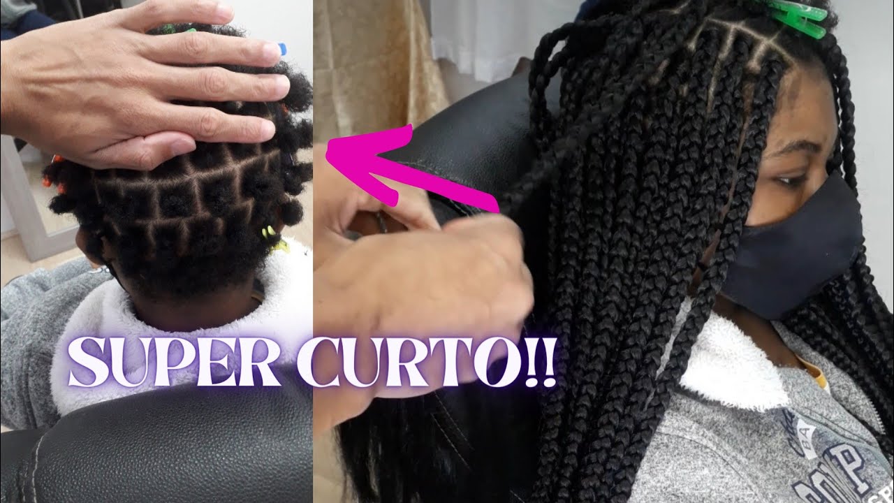 Box Braids em cabelo curto (curtíssimo)