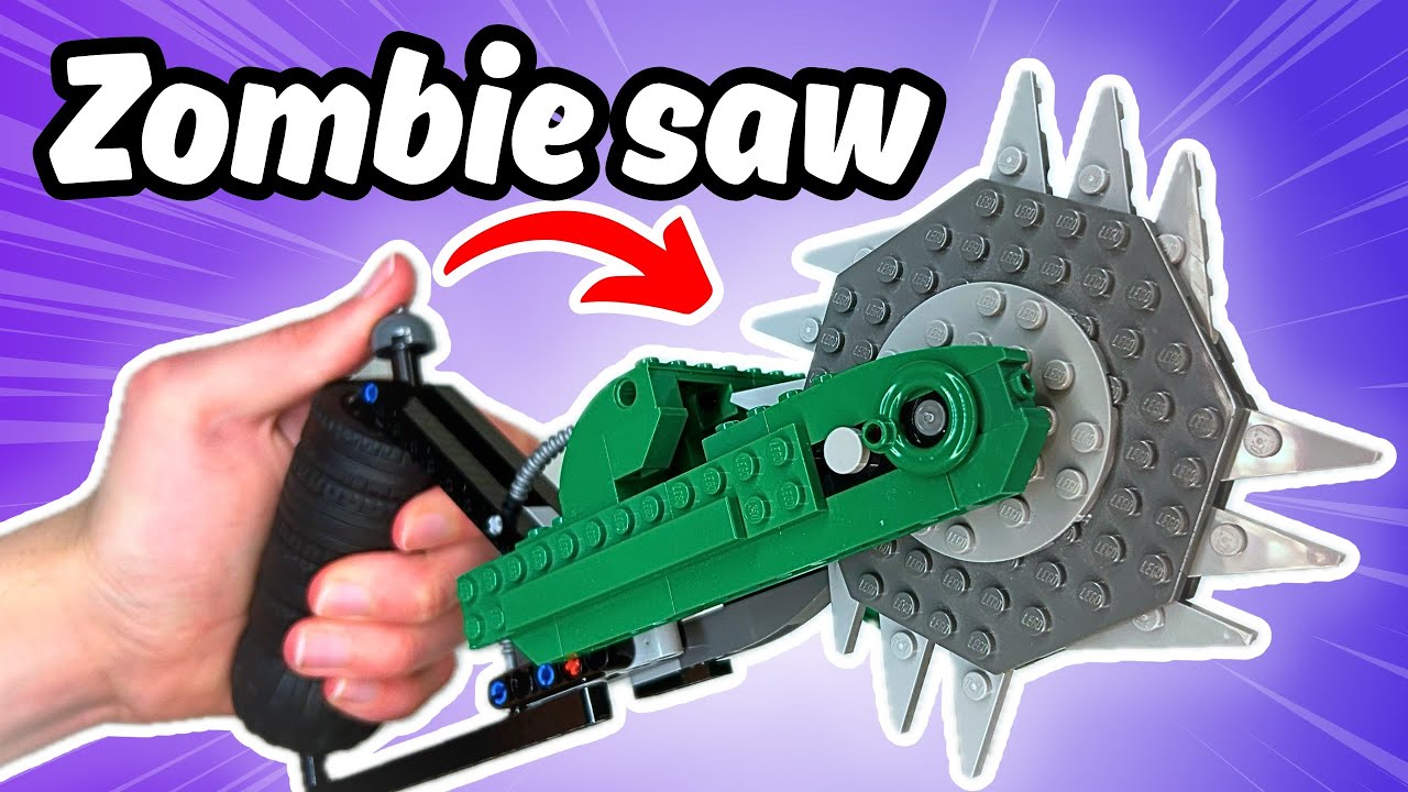 DZIAŁAJĄCA piła Lego Zombie!! (ponad 1000 obr./min)