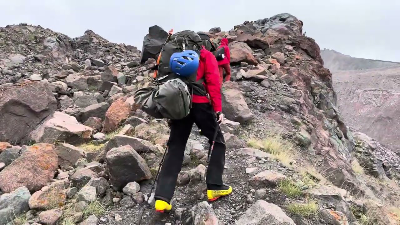 CLIMB MOUNT KAZBEK FROM KAZBEKI TO BASE CAMP