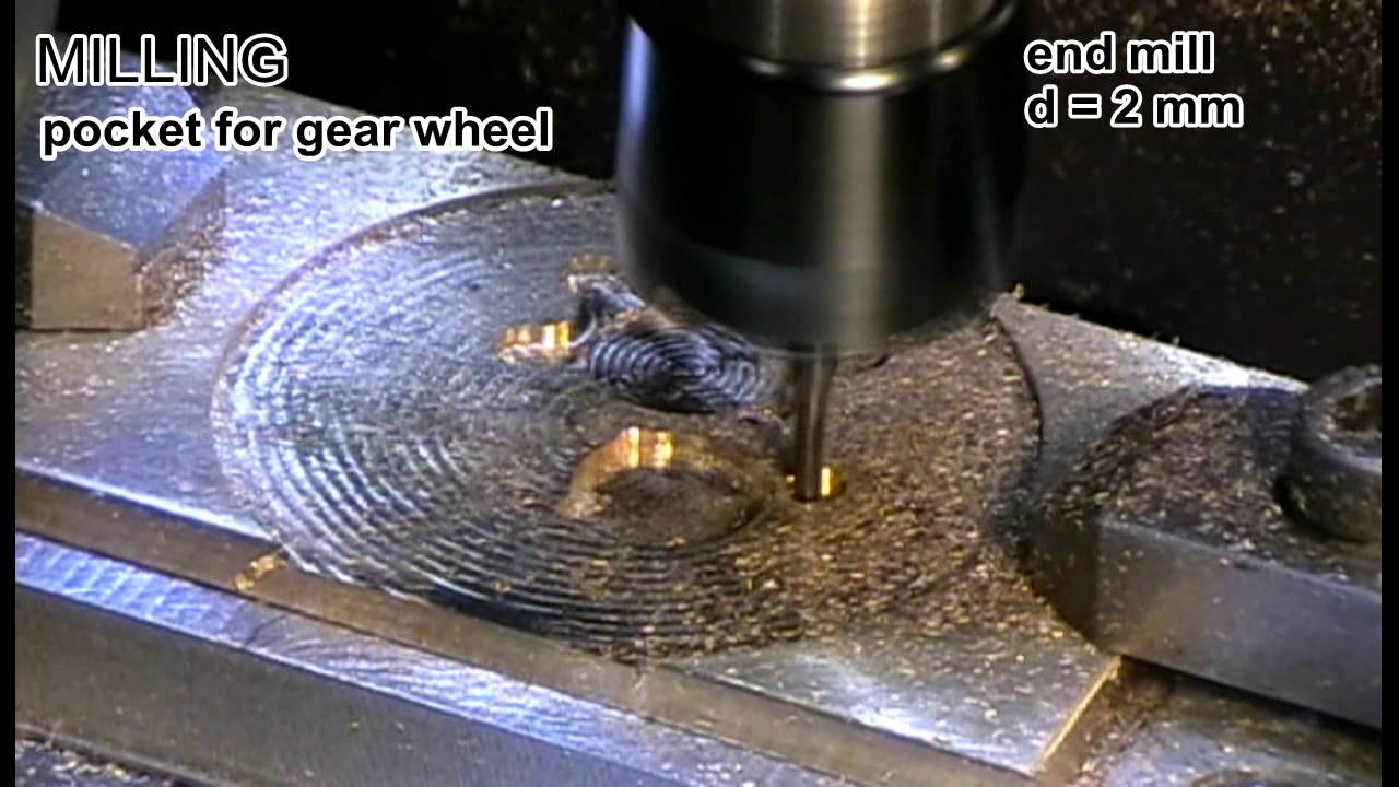 Milling a watch movement plato - part 1 | bridge side