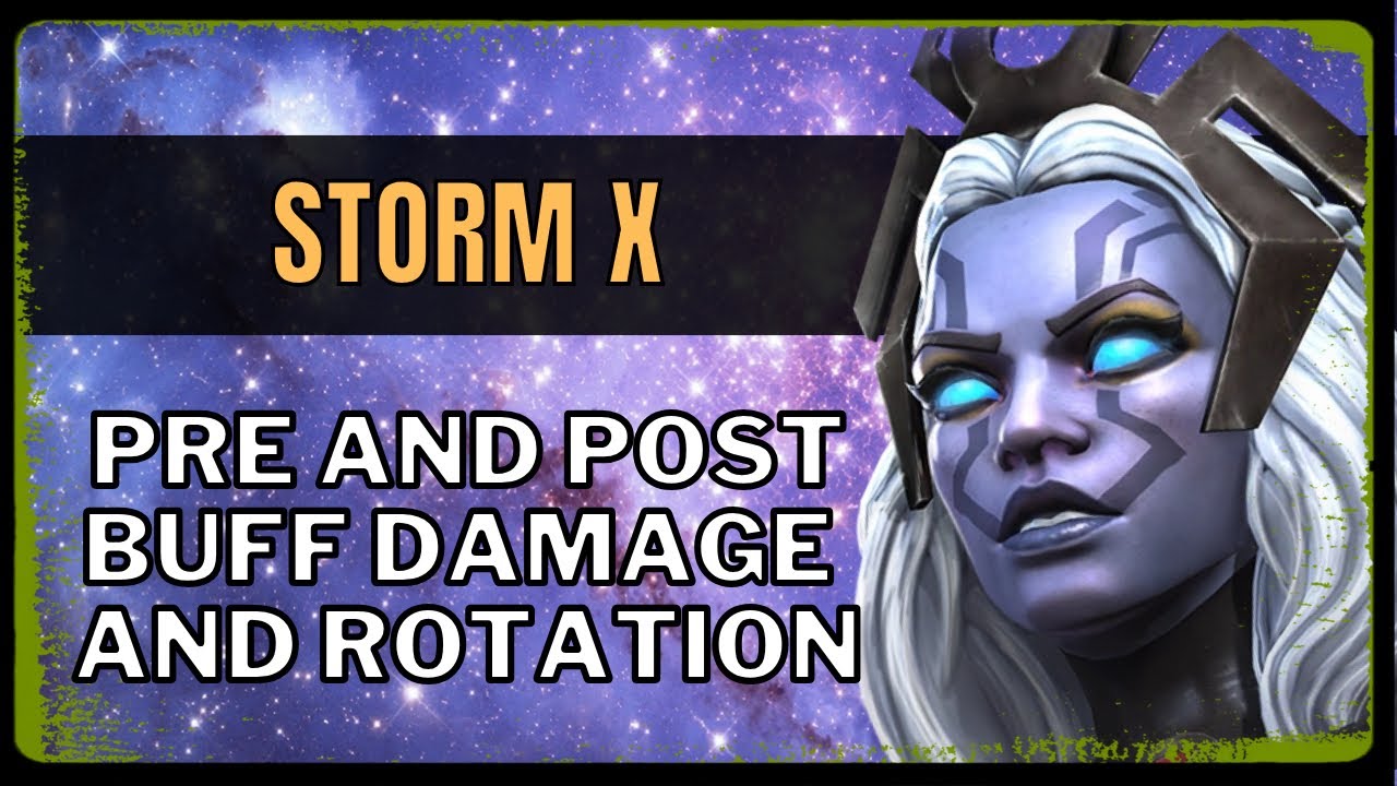 Better, Not By All That Much Though! Storm X Pre And Post Buff Damage Comparison And Gameplay!
