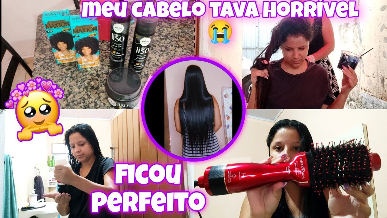 EU PRECISAVA CUIDAR DE MIM!! PINTEI O CABELO EM CASA | PRETO AZULADO MAXTON | FICOU LINDO DEMAIS 🤩