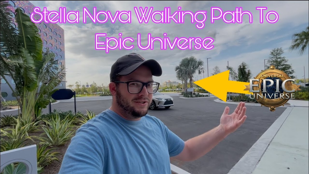 Пешеходная тропа курорта Stella Nova к Universal Epic Universe