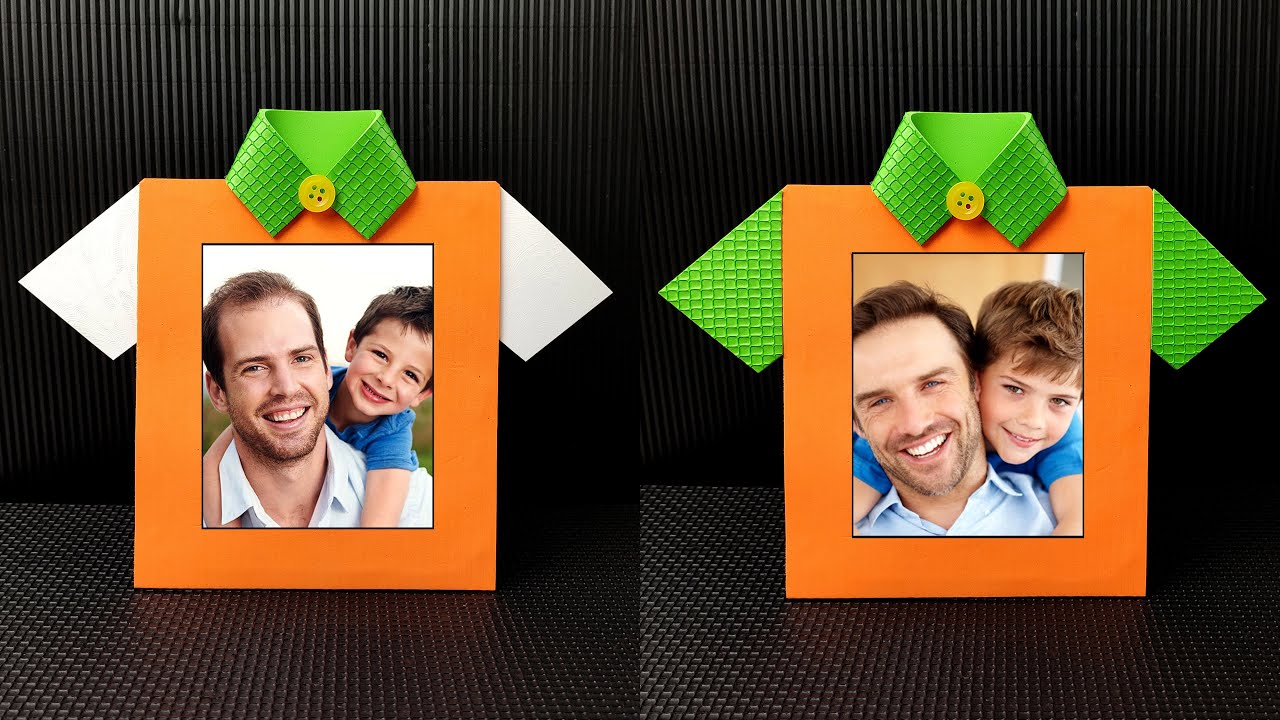 DIY easy & fast photo frame gift for fathers day/best father's day surprise gift ever/handmade gifts