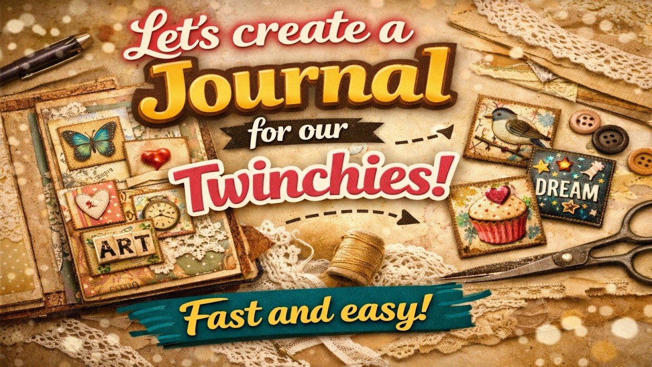 Twinchie Journal - Part 2 - Let's Put the Cover Together!