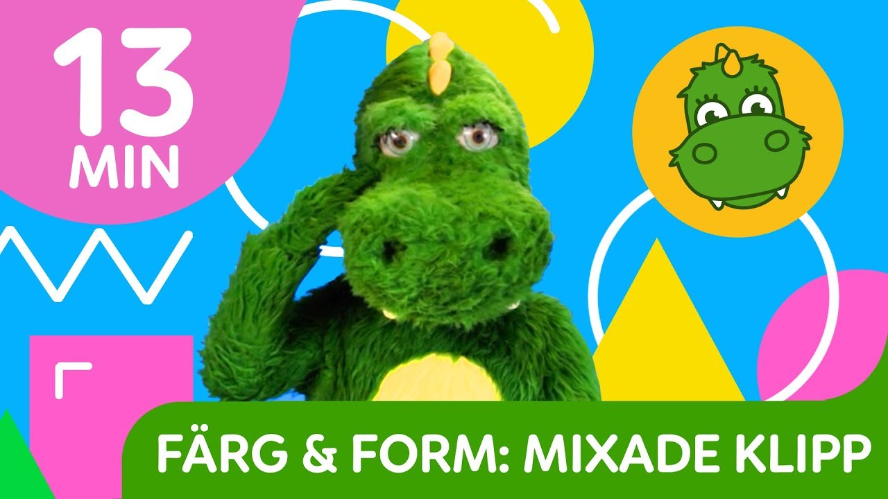 Bolibompa Mini: Mixade favoriter: FÄRG & FORM | 13 min