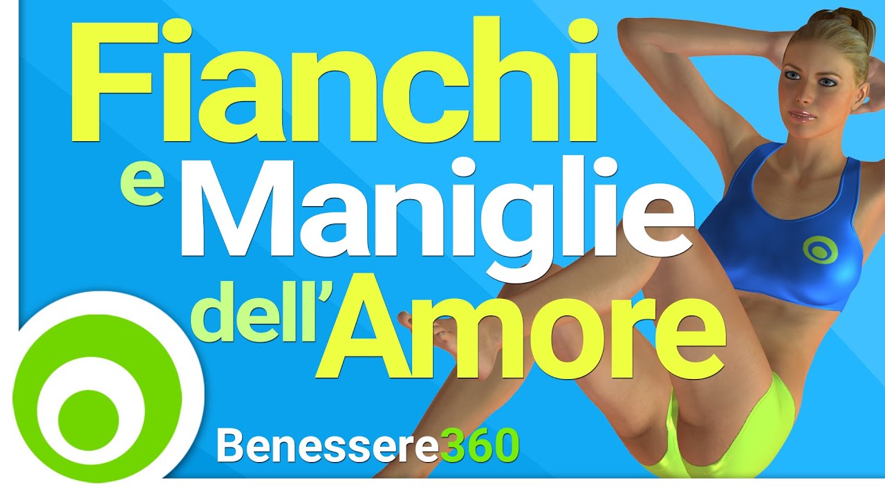 Come Eliminare le Maniglie dell'Amore. Migliori Esercizi per Fianchi e Girovita - 10 Minuti