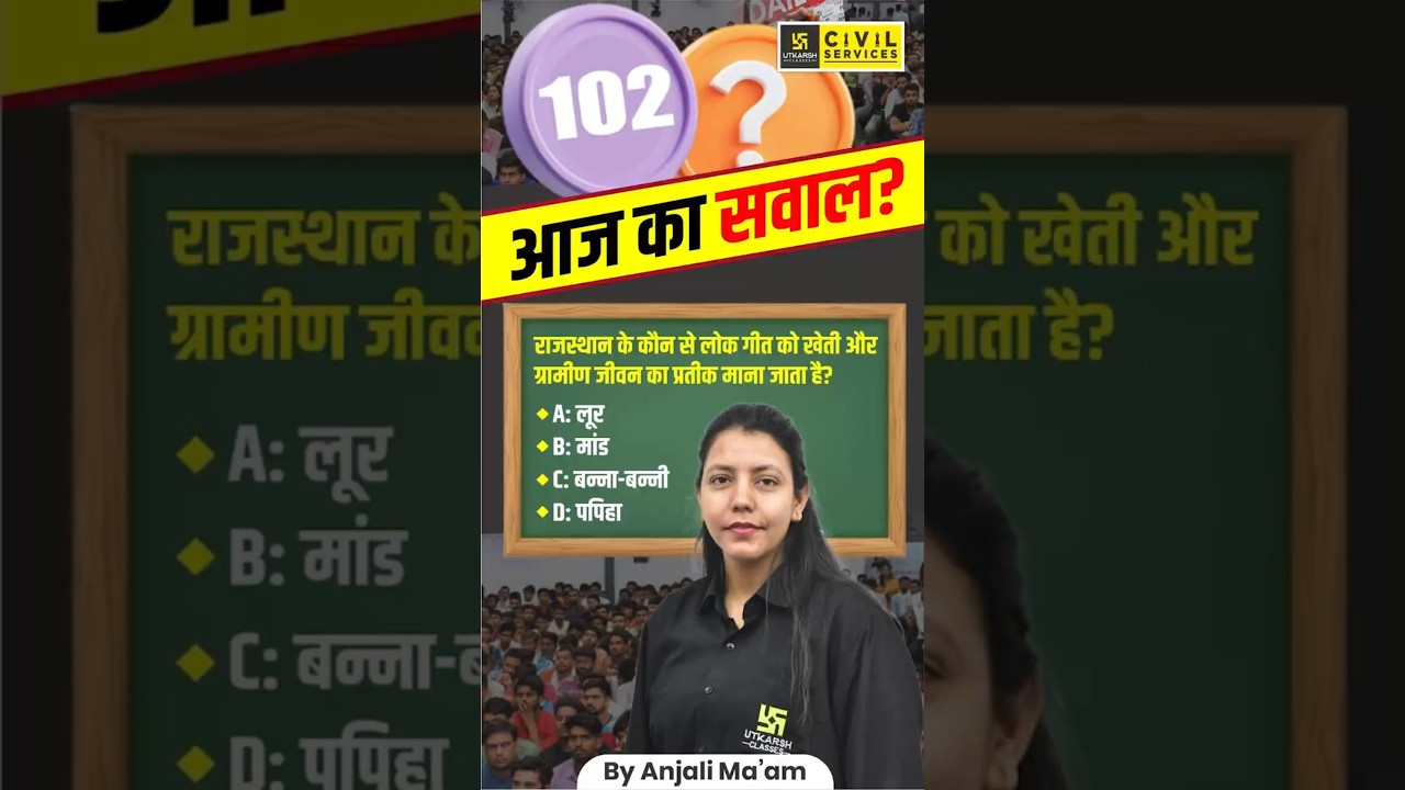 The Daily Question You Need To Know To SUCCEED! #102 #raspreparation #dailyquestion #anjalimaam