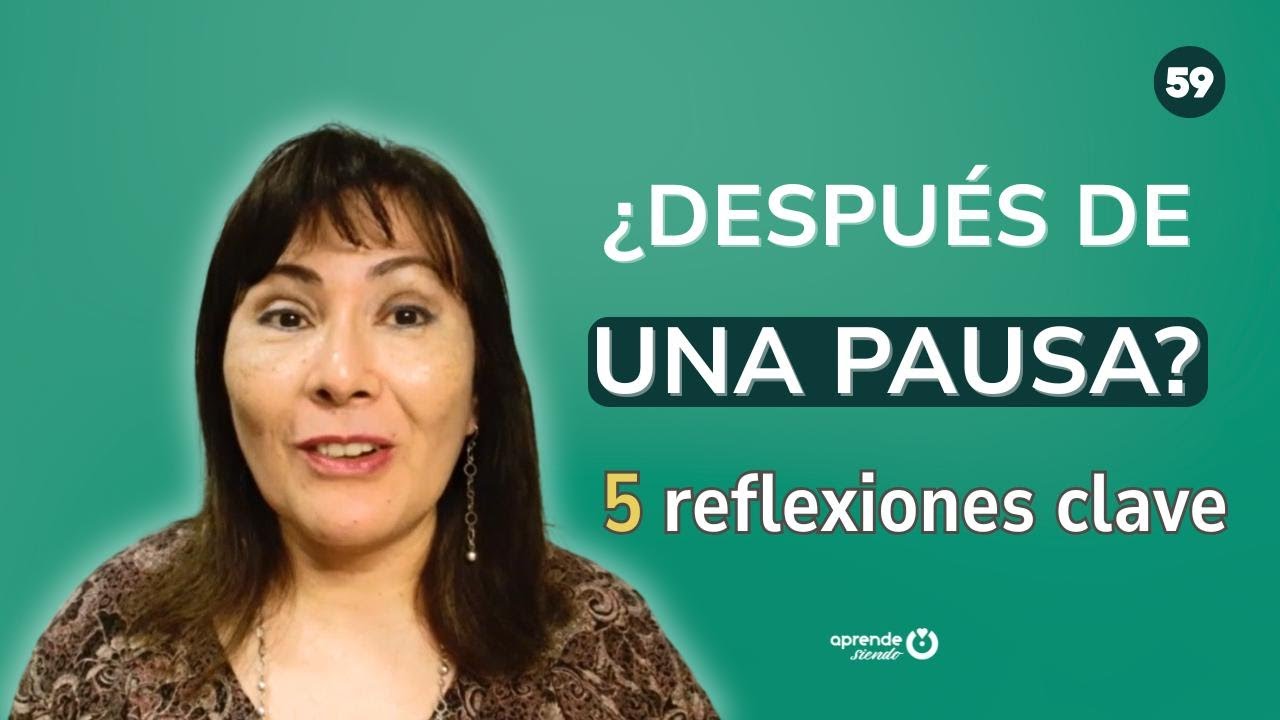¿Pausa larga en el cambio que iniciaste? Da el siguiente paso