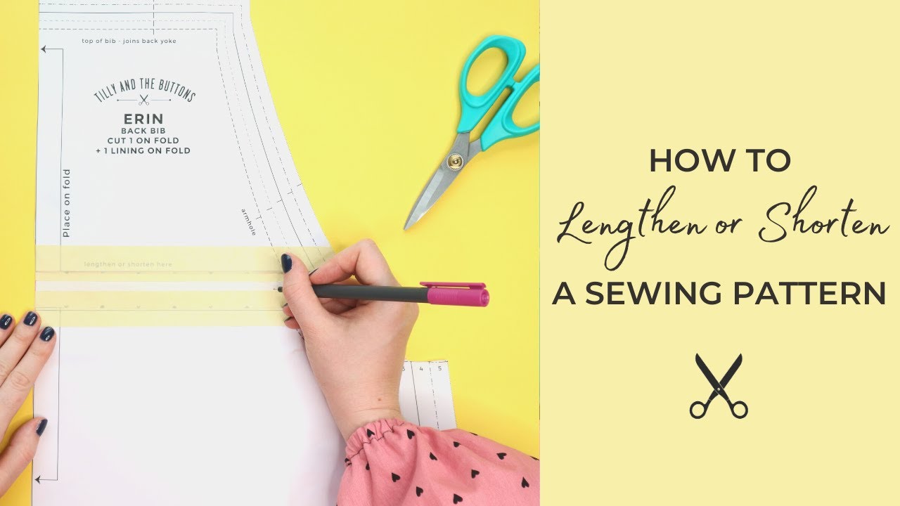 How to Lengthen or Shorten a Sewing Pattern