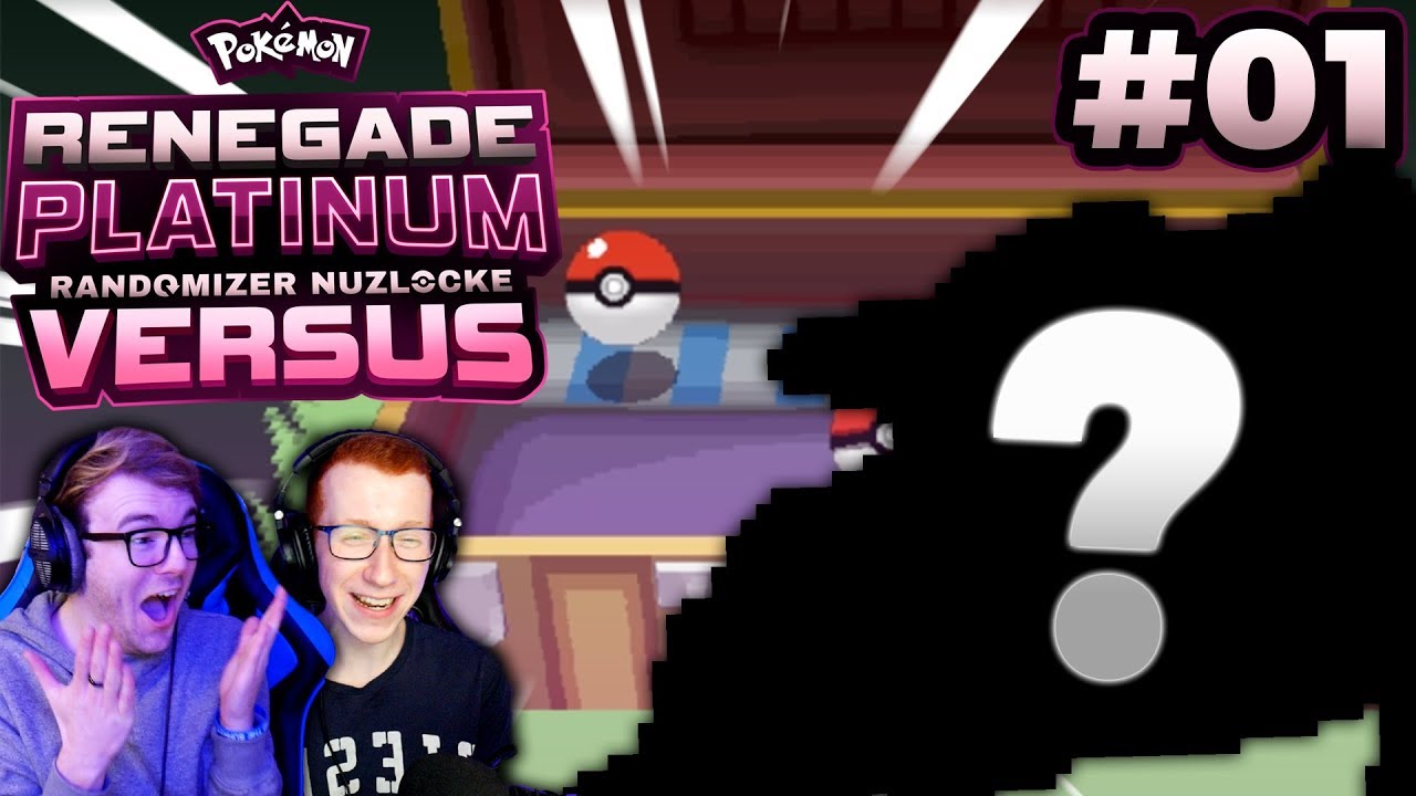 WHAT ARE THESE STARTERS - Pokémon Renegade Platinum Randomizer Nuzlocke Versus w/GameboyLuke PART 1!