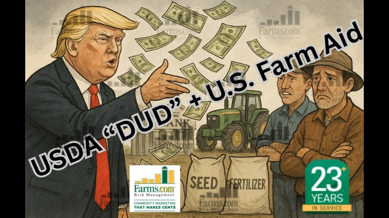 2025 USDA December Crop Report a “Dud” + Trump $12 Billion U S  Farm Aid