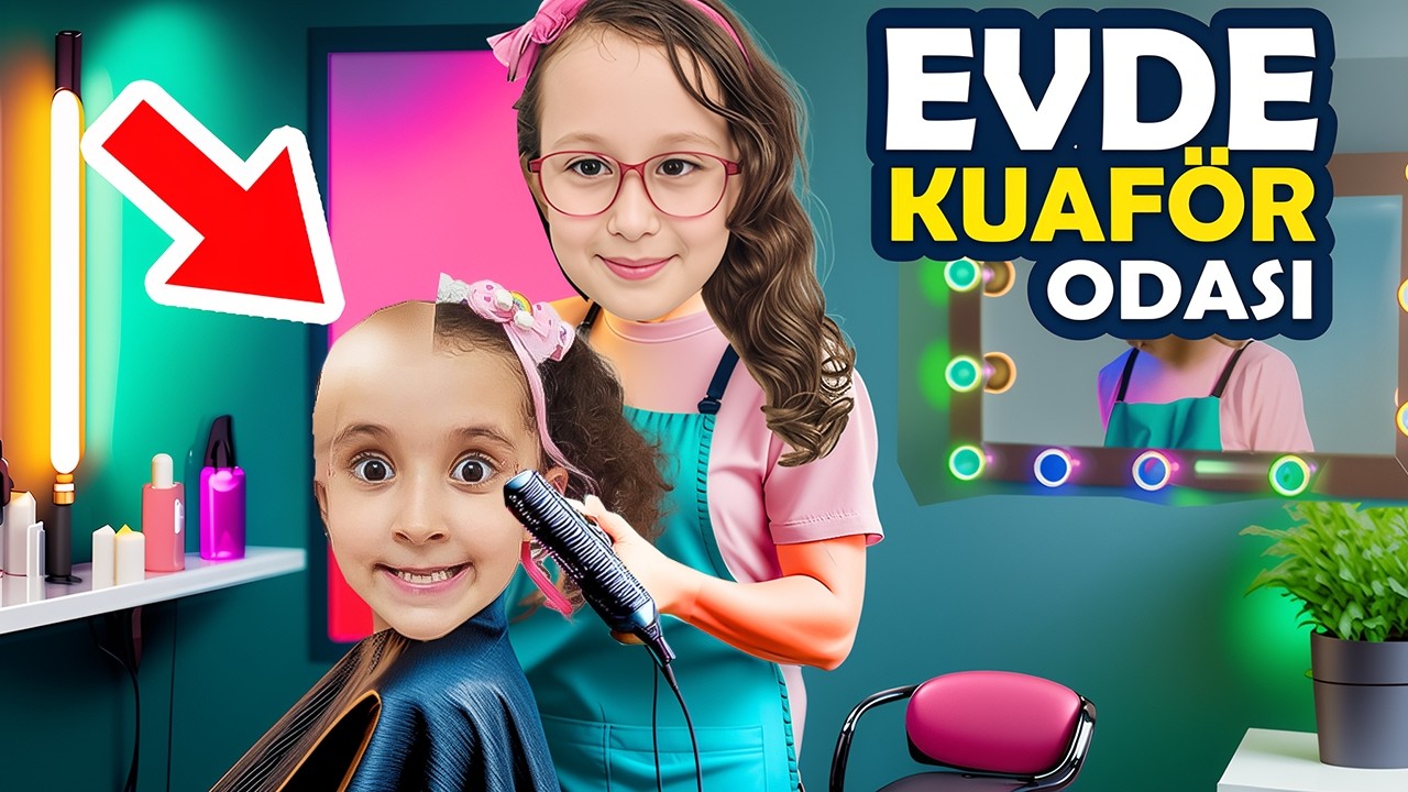 BAHAR ODASINI GÜZELLİK MERKEZİ YAPTI !! BANU ALYANIN SAÇINA FÖN ÇEKTİ !!