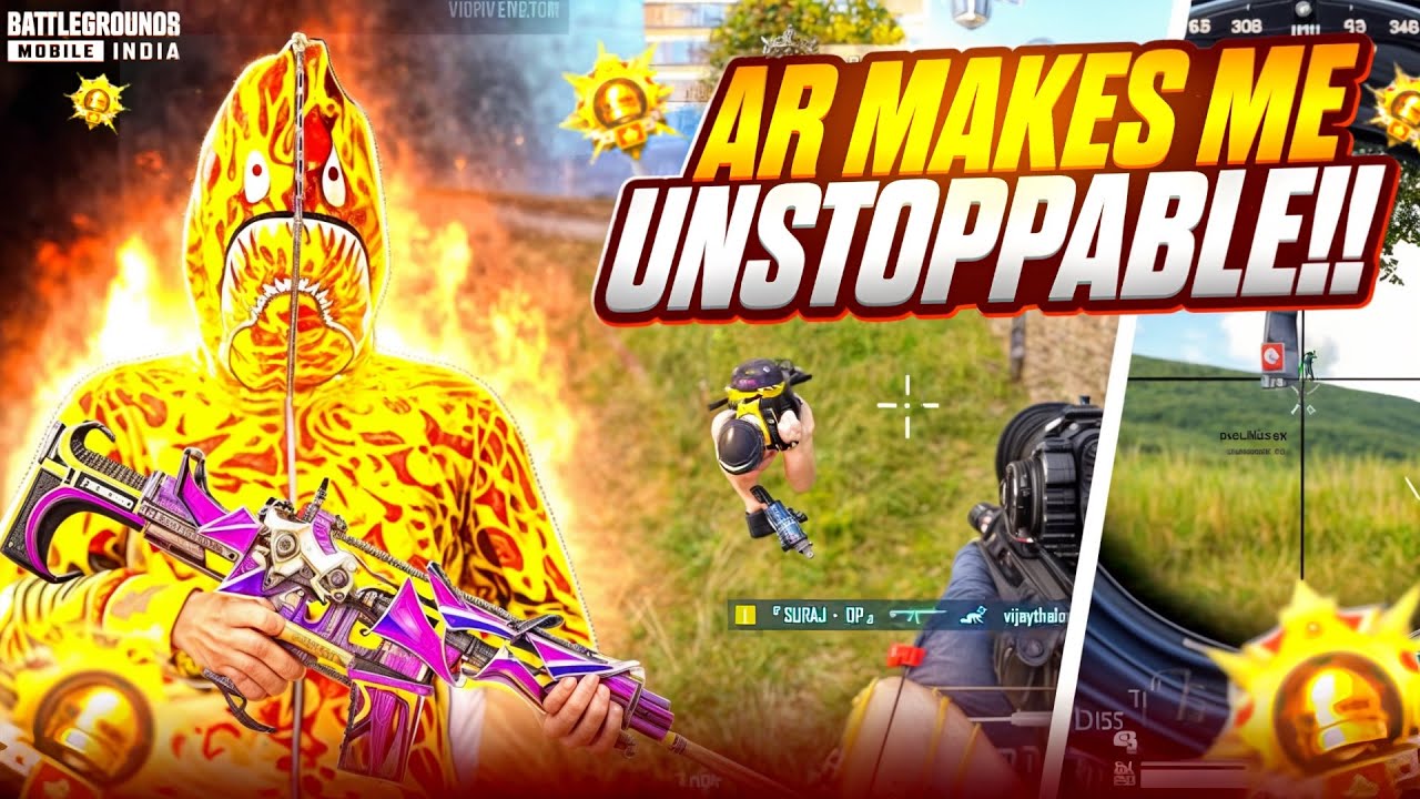 😱 India's Best Non-Shotgun Player 🔥Intense Solo vs Squad 1v4 Clutches in Conqueror Lobby | BGMI | 🔱