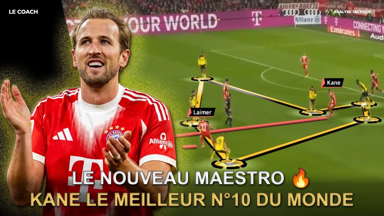Kane n’est plus un 9 😳 Le rôle surprenant que Kompany lui a donné au Bayern !