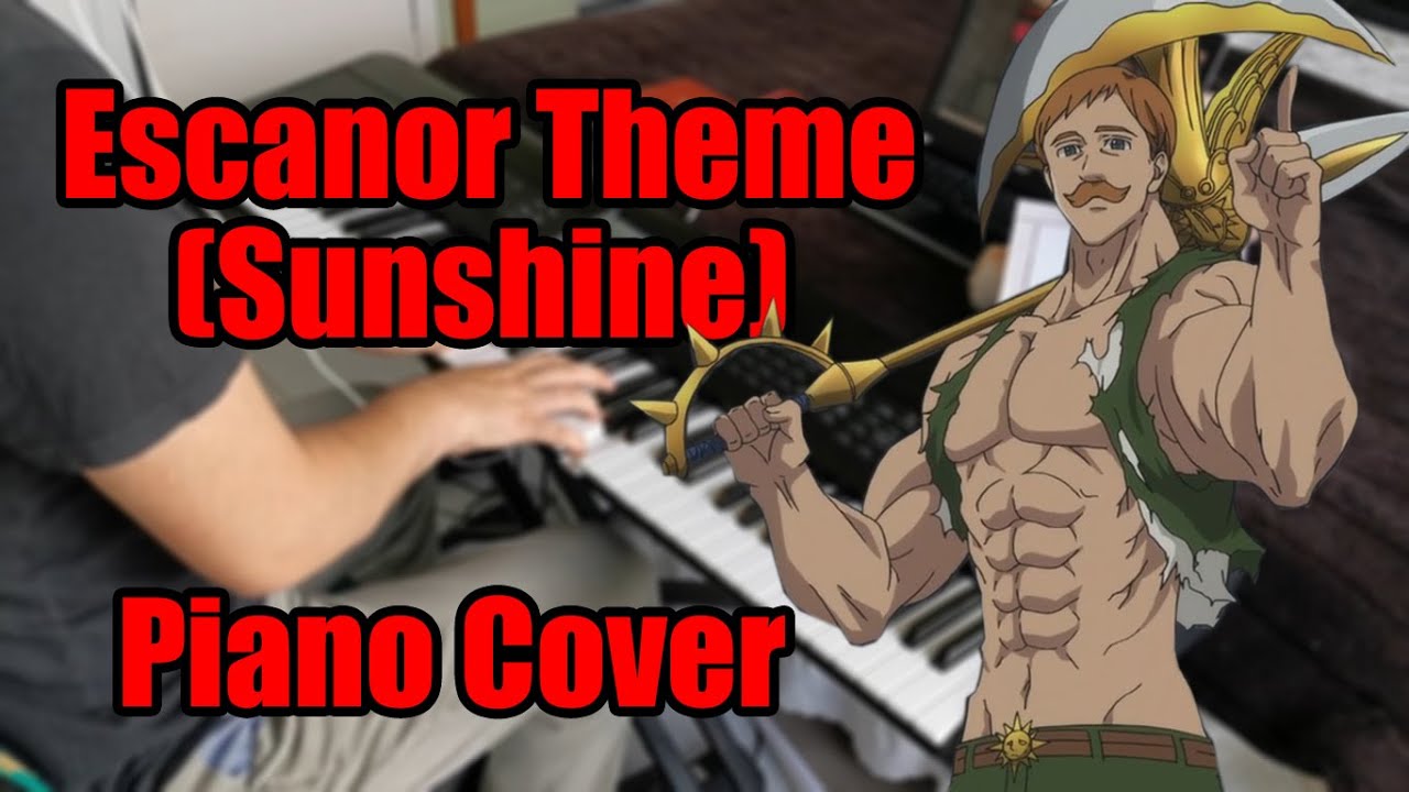 Nanatsu No Taizai/The Seven Deadly Sins ► Escanor Theme/Sunshine (Piano Cover) + MIDI