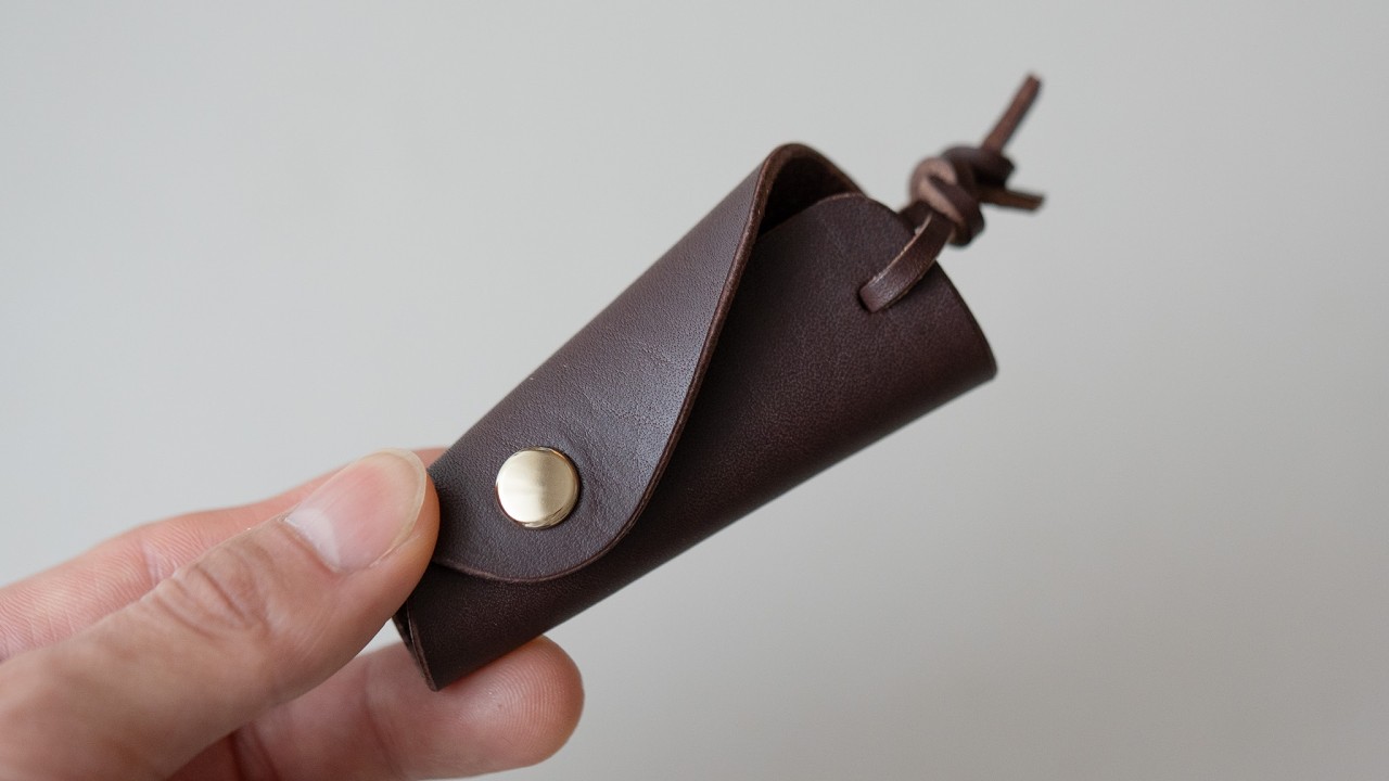 No-Sew Minimalist Key Case: My Daily Carry for 5 Years / Leather Craft