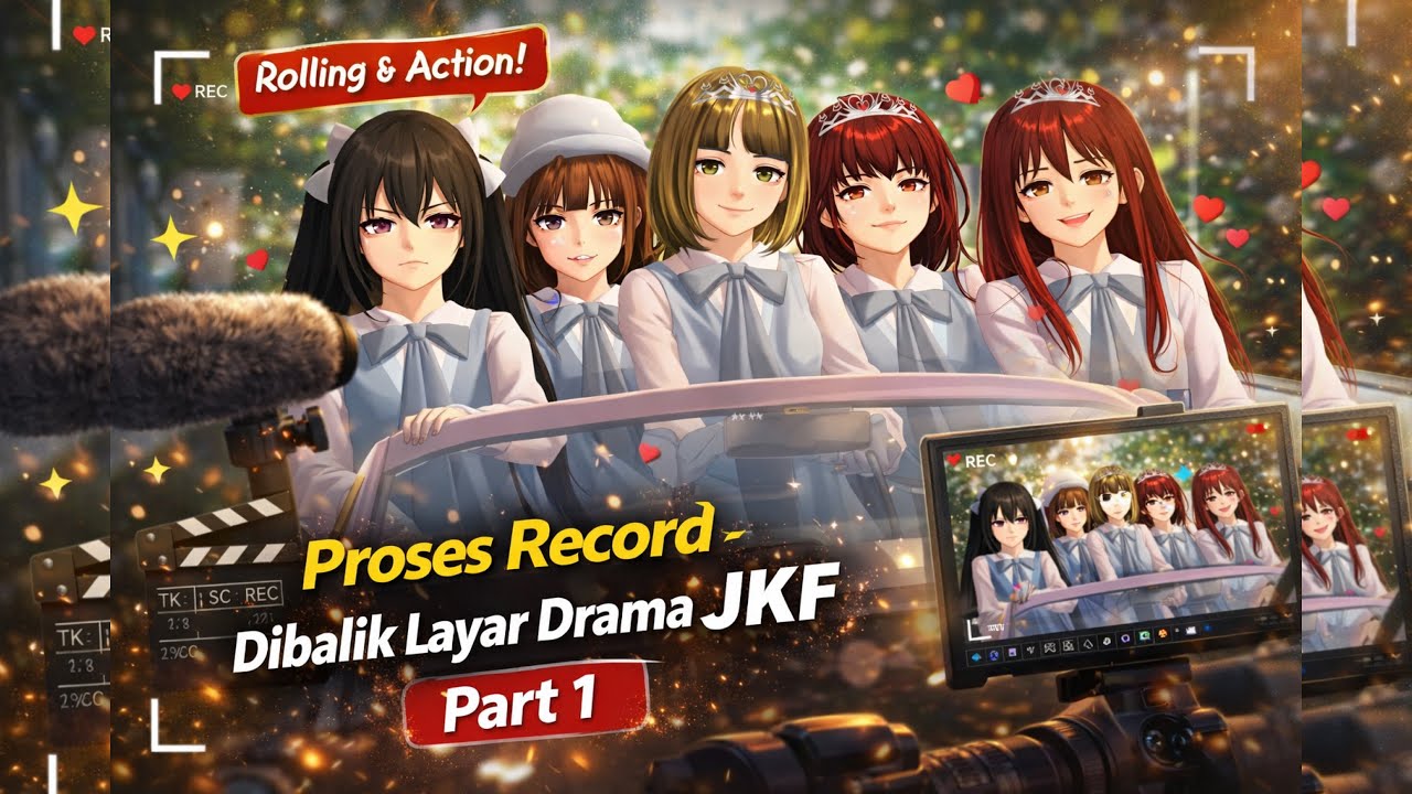 PROSES RECORD DIBALIK DRAMA JKF ||CANA GARDEN’S CHAOS|| PART 1 ||SAKURA SCHOOL SIMULATOR||
