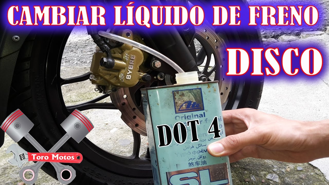 Como Cambiar Liquido De Freno De Moto - Purgar freno de disco Fácilmente