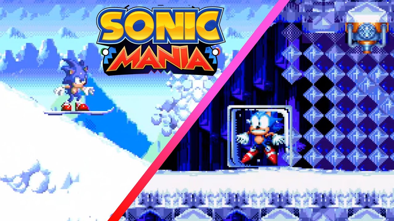 Ice Cap Zone in Sonic Mania
