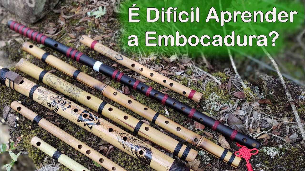 Embocadura em Diferentes Flautas de Bambu