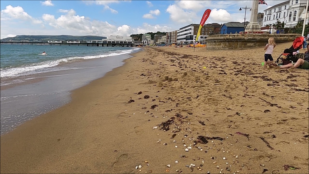 Virtual Walk - Sandown Beach - Under The Pier - Isle Of Wight - July 2021 | kittikoko