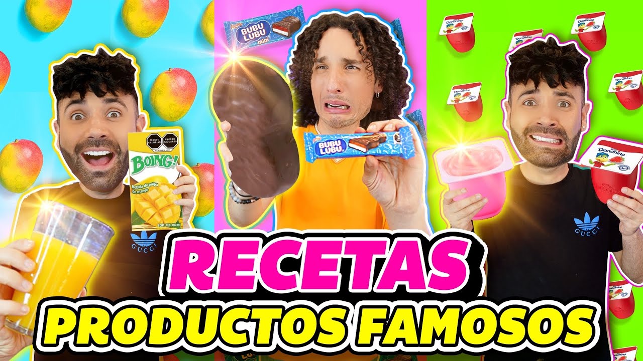 PROBANDO RECETAS DE PRODUCTOS FAMOSOS | Encontramos la Receta de Bubulubu 😱 Part 3 | LOS RULÉS