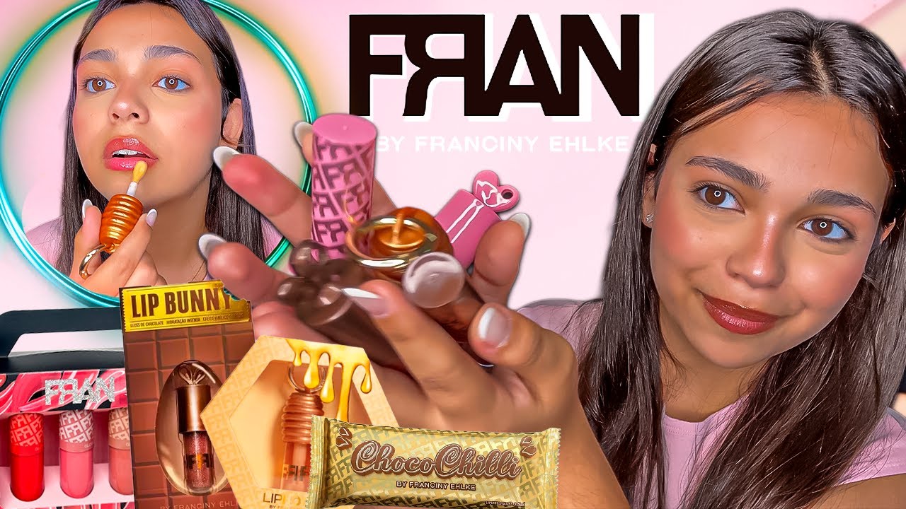Fiquei CHOCADA testando as makes da FRANCINY EHLKE! 💄✨ Vale a pena?