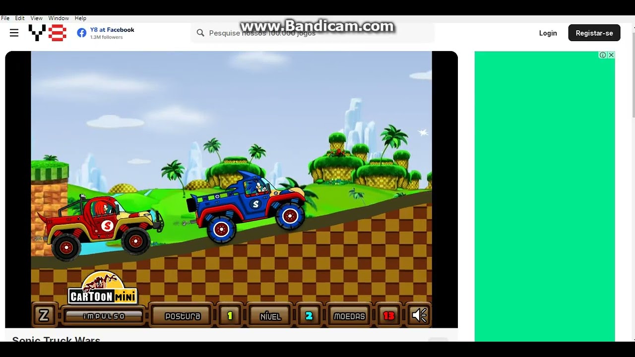 Sonic Truck Wars | Corrida Maluca Do Sonic!