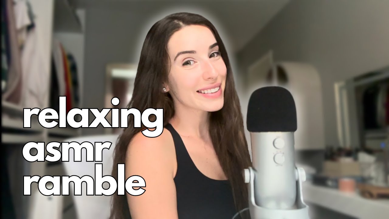 ASMR Whispered Ramble & Life Update With Gum Chewing
