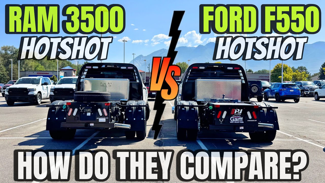 Ford F550 VS RAM 3500: Which Truck Is The Better Buy For HotShot???