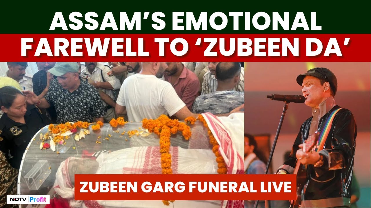 Zubeen Garg Last Rites LIVE I Zubeen Garg Funeral Today LIVE I Zubeen Garg Death News LIVE