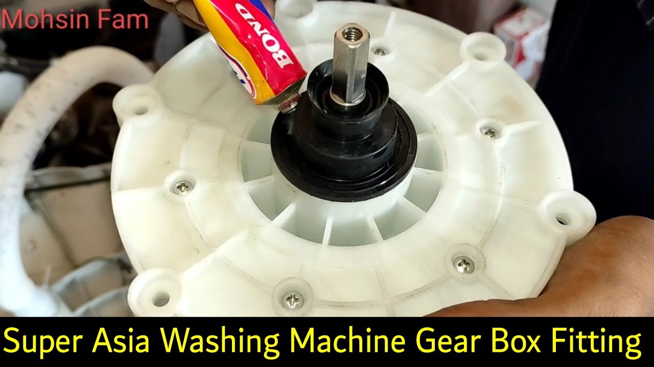 Super Asia Washing Machine SA-270 Gear Box Changing | Super Asia Washing Machine Repair at Home