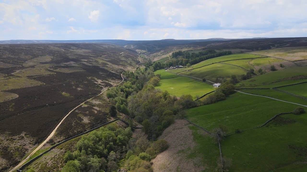Colsterdale Yorkshire Dales Drone