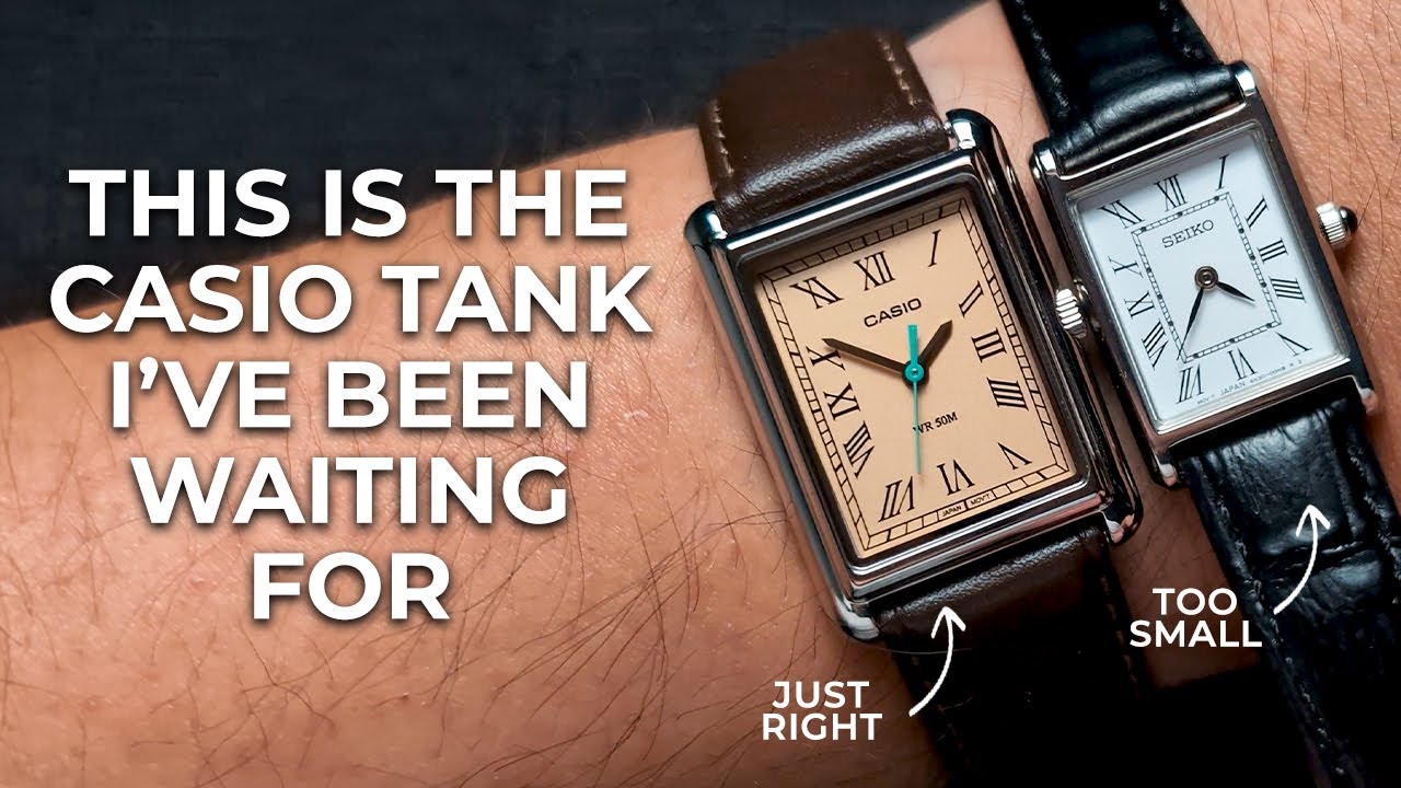 Альтернатива Casio Tank в стиле De Cartier — Casio LTP B165