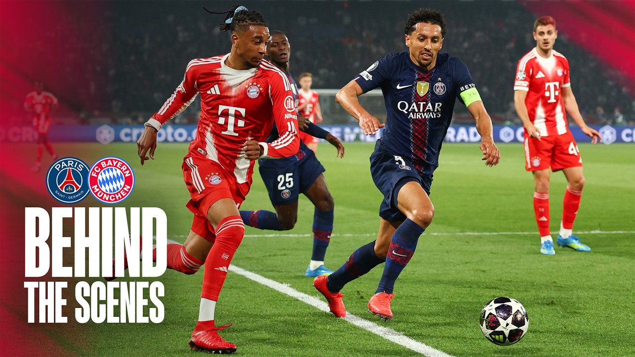 What you don't see on TV! 👀😲📺 |&nbsp;Behind the Scenes at PSG vs FC Bayern 🎬