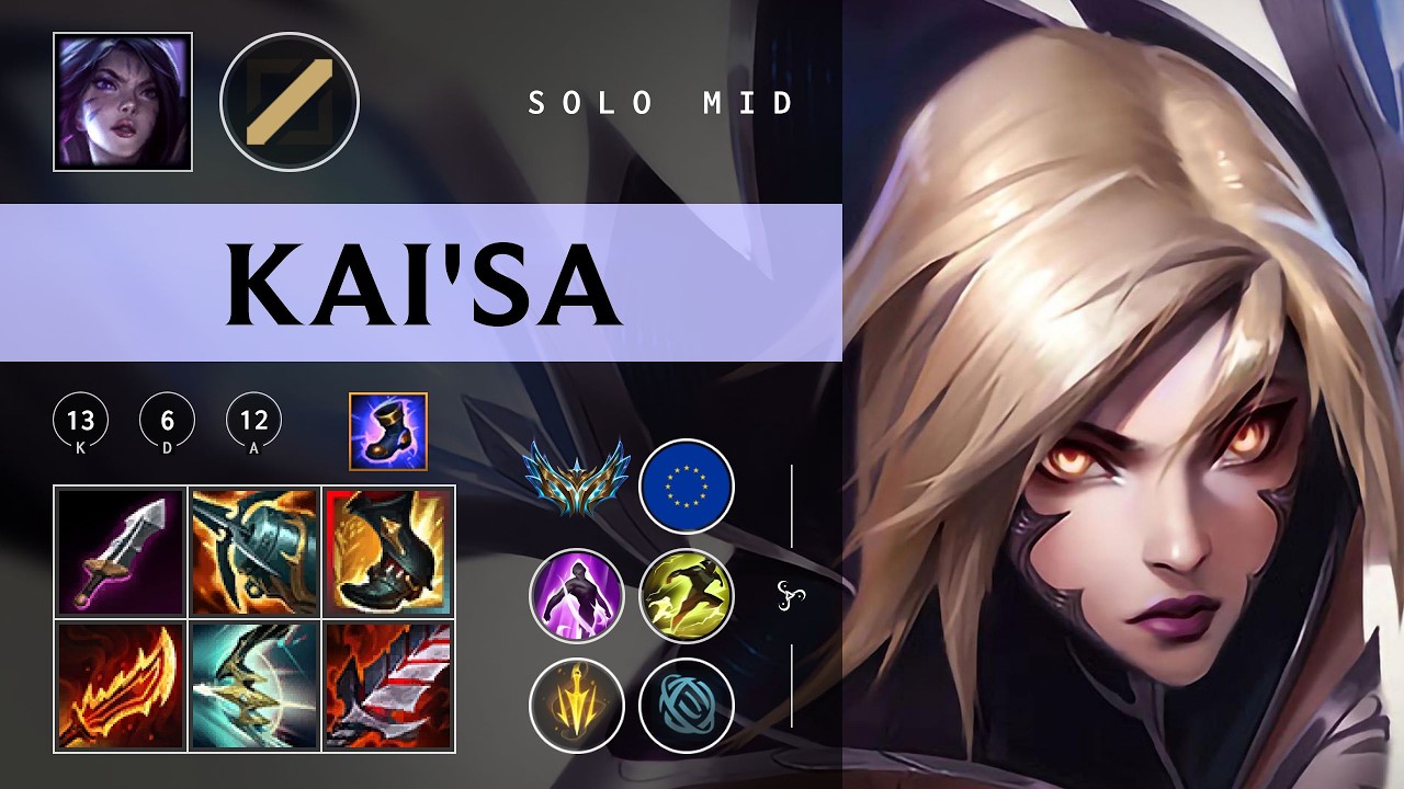 Kai'Sa Mid vs Ekko - EUW Challenger Patch 26.03