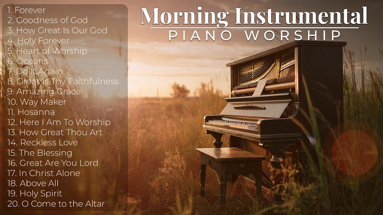 Morning Instrumental Piano Worship | 2 hours of Christian Piano Songs