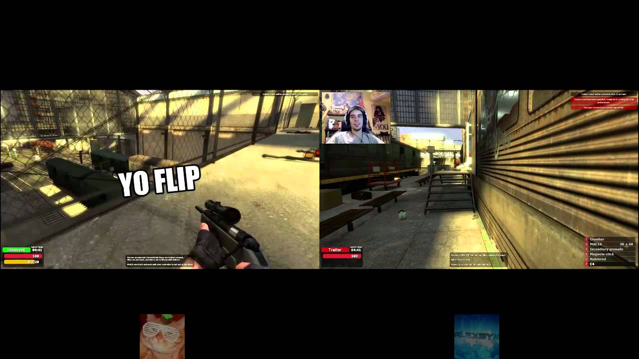 GMod TTT Multiview c/ Rubius Willyrex Alexby Mangel | GMod Trouble In Terrorist Town Multiángulo