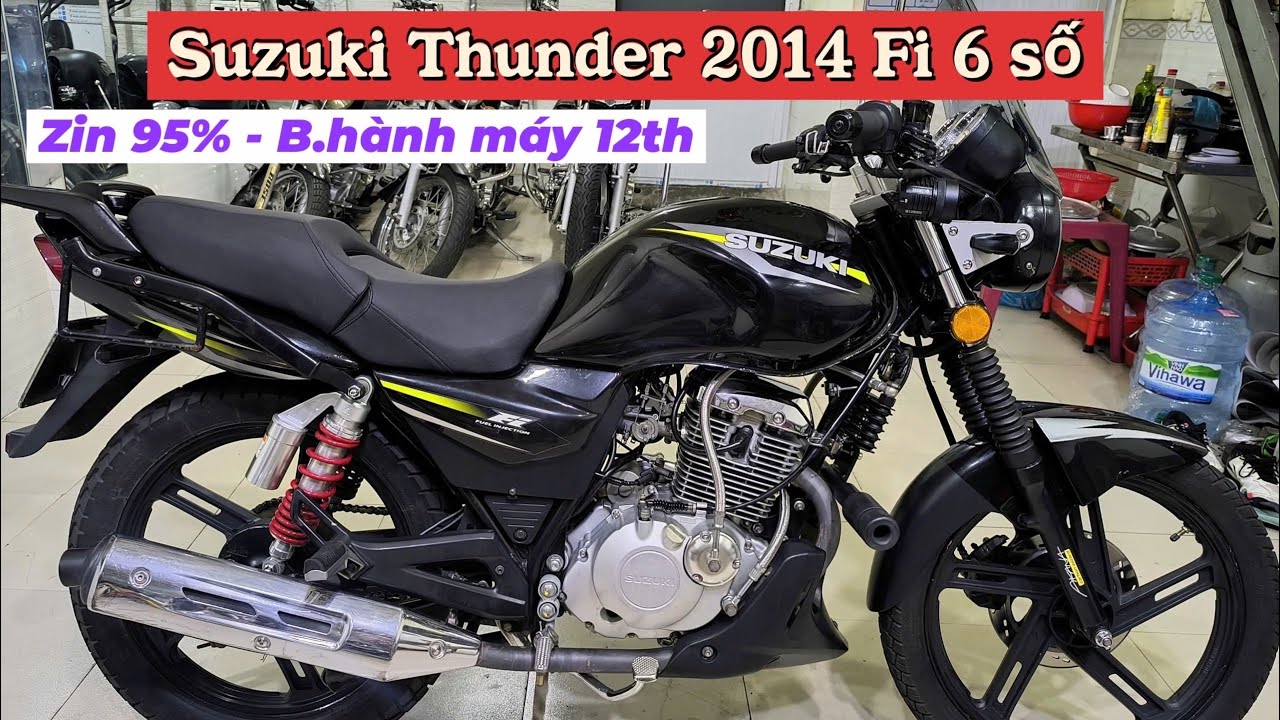 Suzuki Thunder 2014 Fi số 6 cấp nguyên zin 95% Bảo hành máy 12 tháng tại Lâm motor